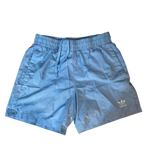 Adidas Men's Swim Trunks Medium With Drawstring and Pocket  Blue - Picture 1 of 4